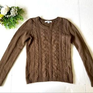 Forever 21 Brown Crew Neck Sweater - size medium